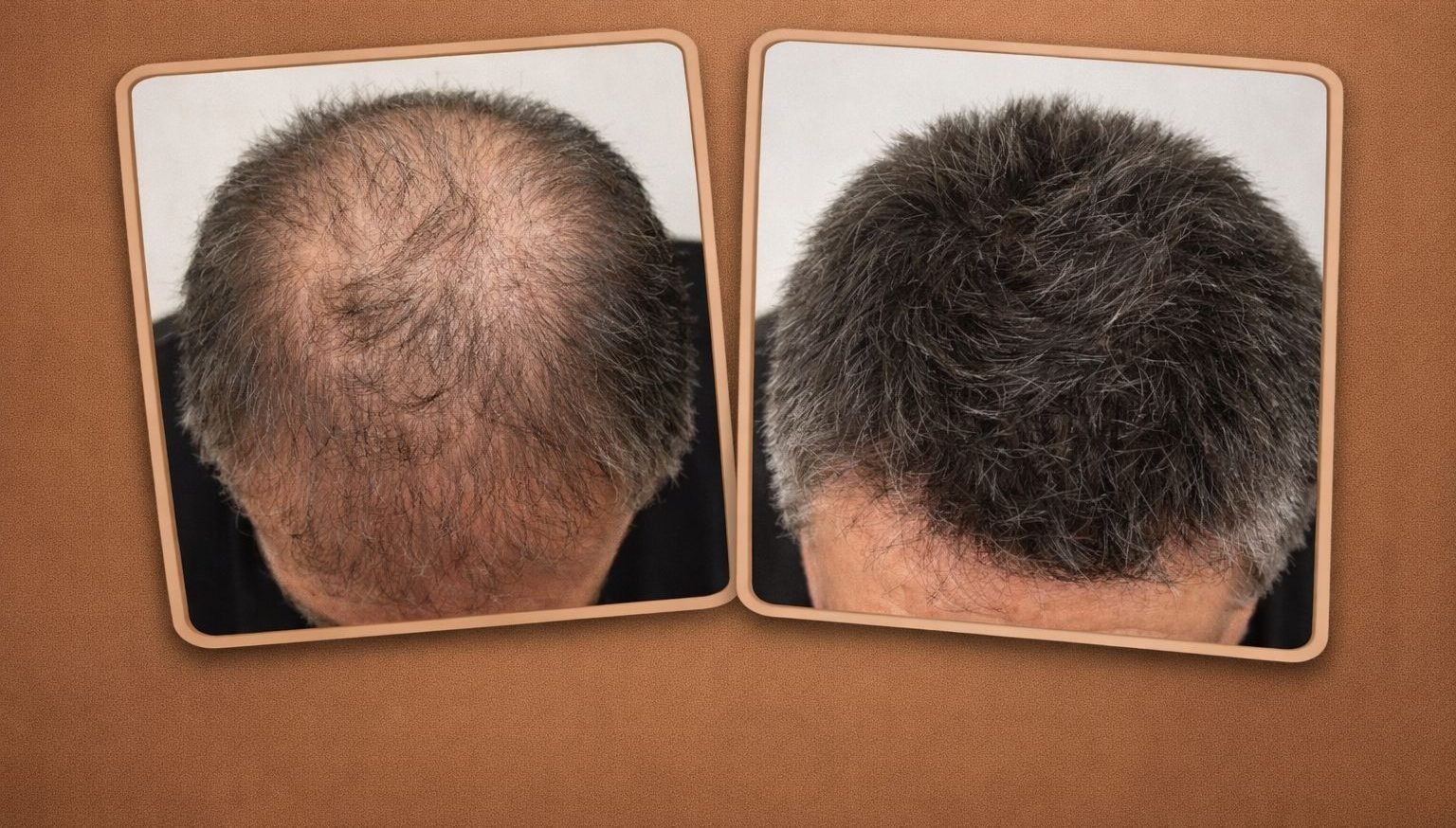 Résultat avant / après d'une greffe de cheveux en Turquie — patient 6 de Global Health Hair